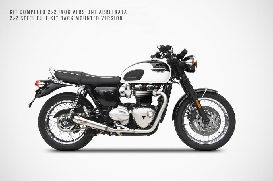 BONNEVILLE T120 | OEM KATALİZÖR İÇİN ARKA EGZOZ DÖNÜŞÜM KİTİ (16-20)