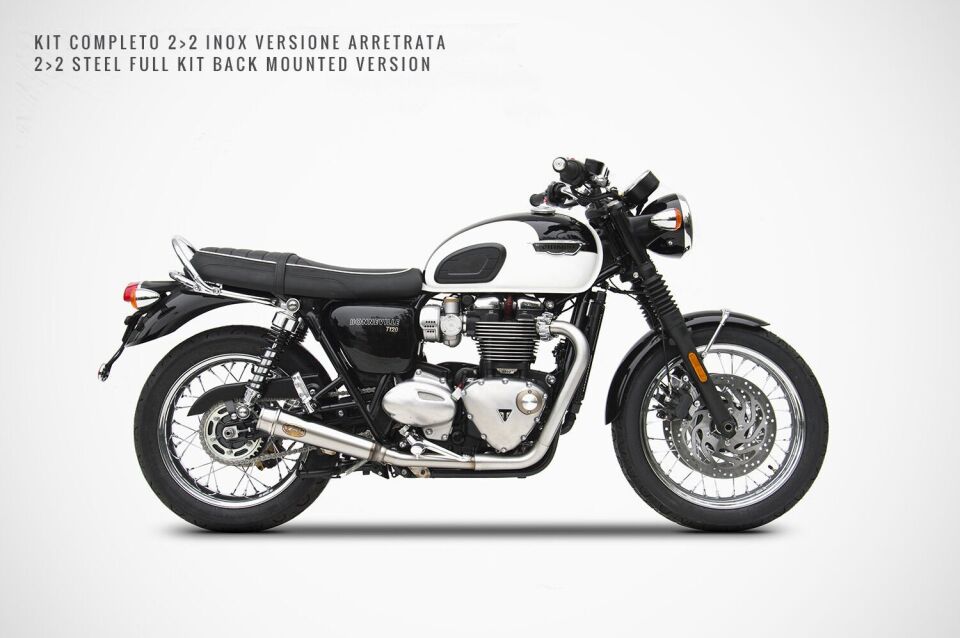 BONNEVILLE T100 | OEM KATALİZÖR İÇİN ARKA EGZOZ DÖNÜŞÜM KİTİ (17-20)