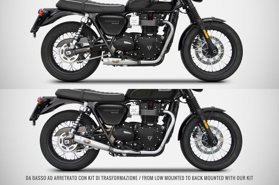 BONNEVILLE T100 | OEM KATALİZÖR İÇİN ARKA EGZOZ DÖNÜŞÜM KİTİ (17-20)