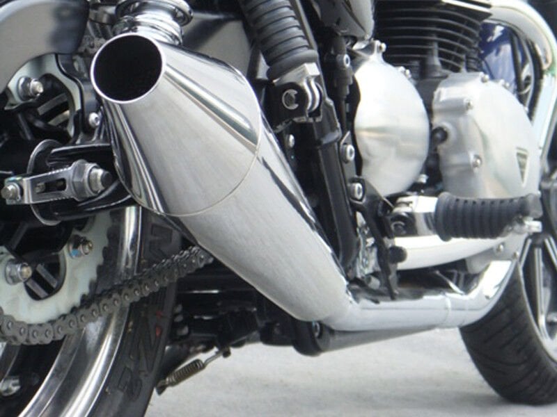 BONNEVILLE T100 SE EGZOZ | ''CONICAL'' SLIP-ON (08-16)