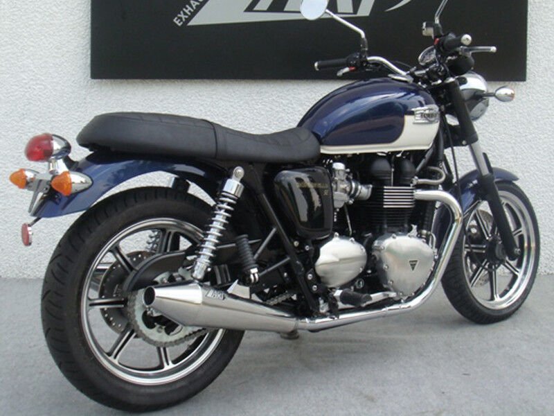 BONNEVILLE T100 SE EGZOZ | ''CONICAL'' SLIP-ON (08-16)